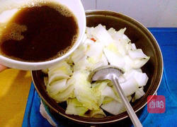 醋溜白菜的做法图解5