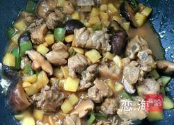 三宝焖鸭（土豆香菇青椒焖鸭）的做法图解9