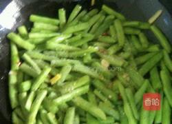 干煸四季豆的做法图解5