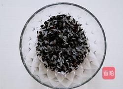 黑米芝麻糊的做法图解2
