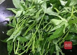 蒜蓉炒番薯叶的做法图解4