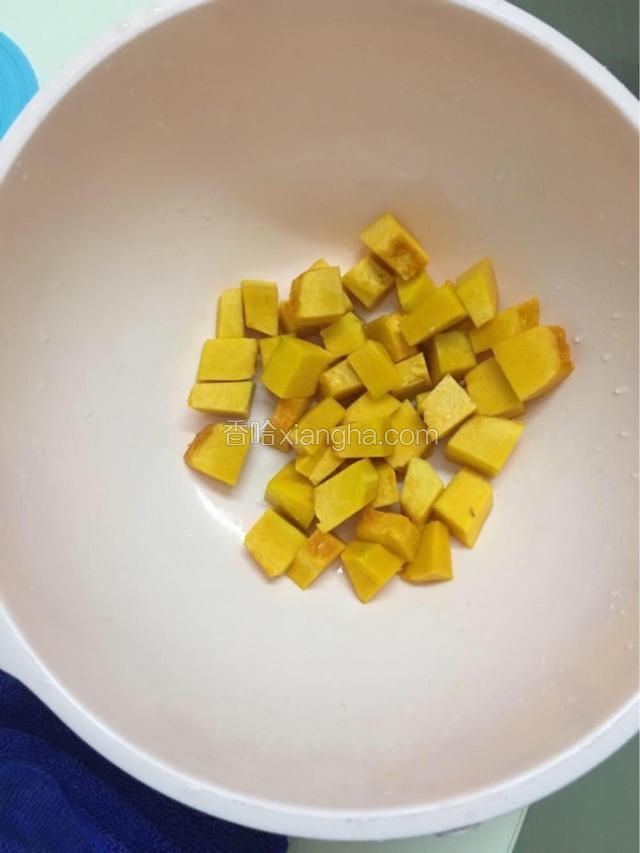 南瓜切块