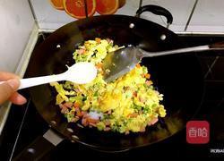 豌豆炒鸡蛋的做法图解4