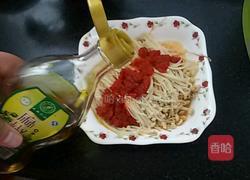 蒸金针菇的做法图解4