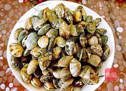 香辣姜葱爆炒花甲的做法图解2