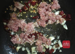 酸豆角炒肉沫的做法图解3