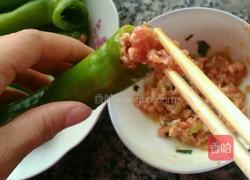 虎皮尖椒酿肉的做法图解6