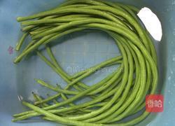 炒豇豆的做法图解1