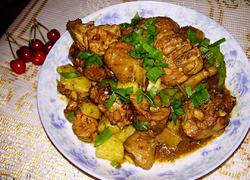土豆炖土鸡