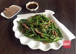 扁豆炒肉的做法图解5