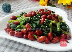 陈醋菠菜花生米的做法图解14