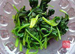 陈醋菠菜花生米的做法图解5