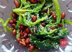 陈醋菠菜花生米的做法图解13