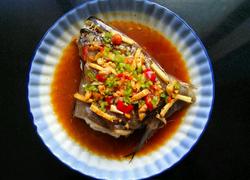 清蒸黑鱼头
