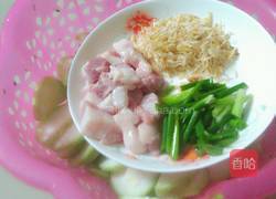 角瓜炒肉的做法图解2