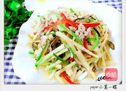 竹笋炒肉丝的做法图解21