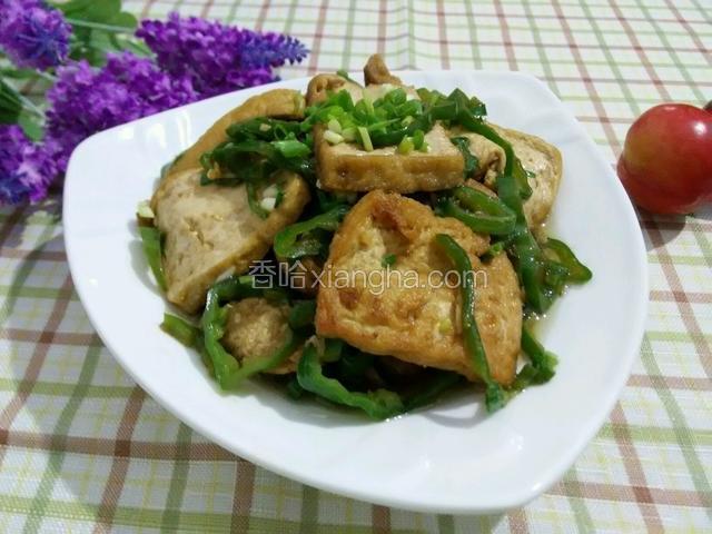 香煎一面黄豆腐