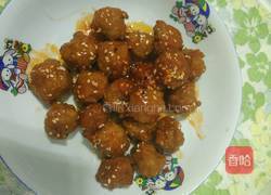 茄汁芝麻小肉丸的做法图解9