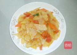 西红柿炒土豆片的做法图解3
