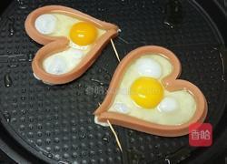 心形火腿煎鸡蛋的做法图解7