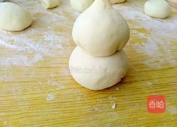 小雪人豆沙包的做法图解12