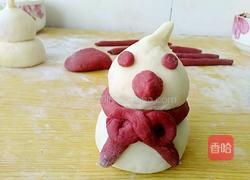 小雪人豆沙包的做法图解18