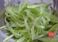 清炒莴苣丝的做法图解3
