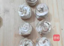 Illustration of how to make sesame cakes 14