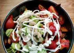 奥尔良鸡排沙拉的做法图解4