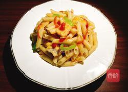豆泡凤尾鱼意大利斜管面的做法图解5