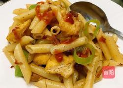 豆泡凤尾鱼意大利斜管面的做法图解6