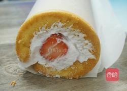 草莓奶油蛋糕卷的做法图解19