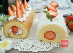 草莓奶油蛋糕卷的做法图解22