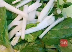 清炒虾皮小白菜的做法图解2