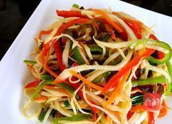 五彩茭白的做法图解10