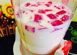 红豆火龙西米露的做法图解3