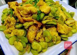 蚕豆米炒鸡蛋的做法图解12