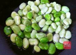 蚕豆炒韭菜的做法图解5