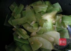 莴苣炒鸡蛋的做法图解4