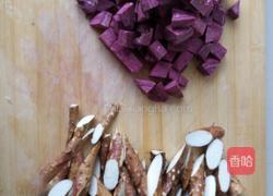 紫薯山药粥的做法图解2