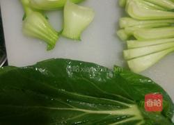 青菜焖饭(宝宝版)的做法图解1