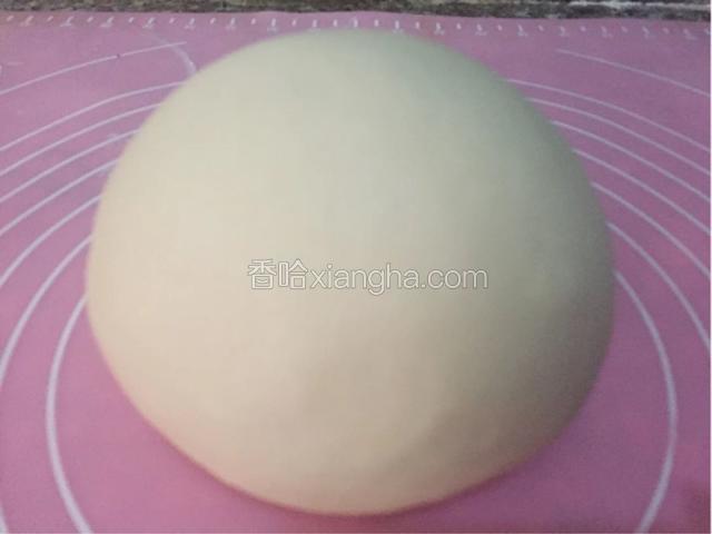 酵母用温水化开，面粉加入酵母，水和成面团，盖好保鲜膜醒1-2小时，醒至面团发至两倍大