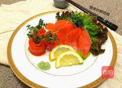 三文鱼刺身的做法图解10