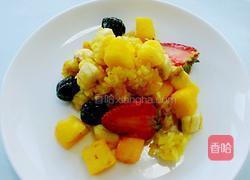 五彩菠萝炒饭的做法图解8