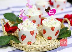 红丝绒戚风杯子蛋糕的做法图解28