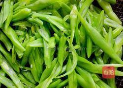 豆角炒火腿的做法图解5