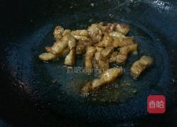 肉炒蒜苔的做法图解5