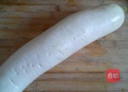 清炒白萝卜的做法图解1