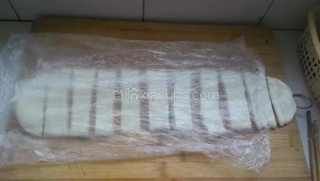 然后静置十分钟醒发醒发