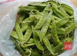 芝麻荷兰豆的做法图解1